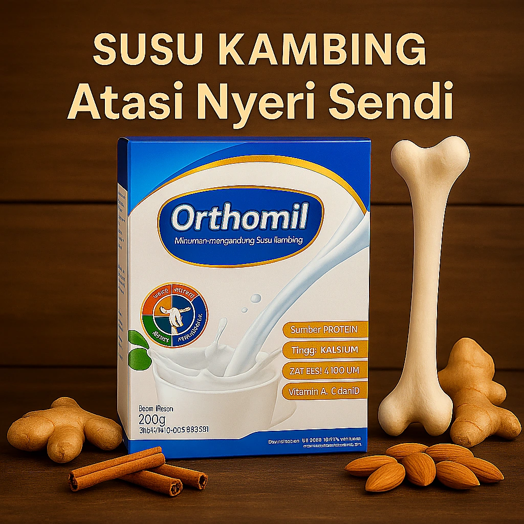 Orthomil Susu Kambing Herbal Alami Tulang dan Sendi