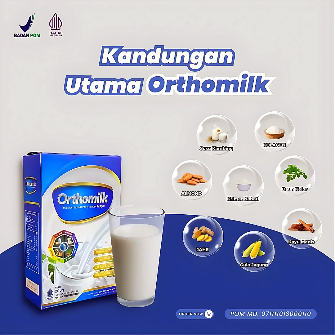 8 Kandungan Utama Orthomil Susu Kambing Herbal